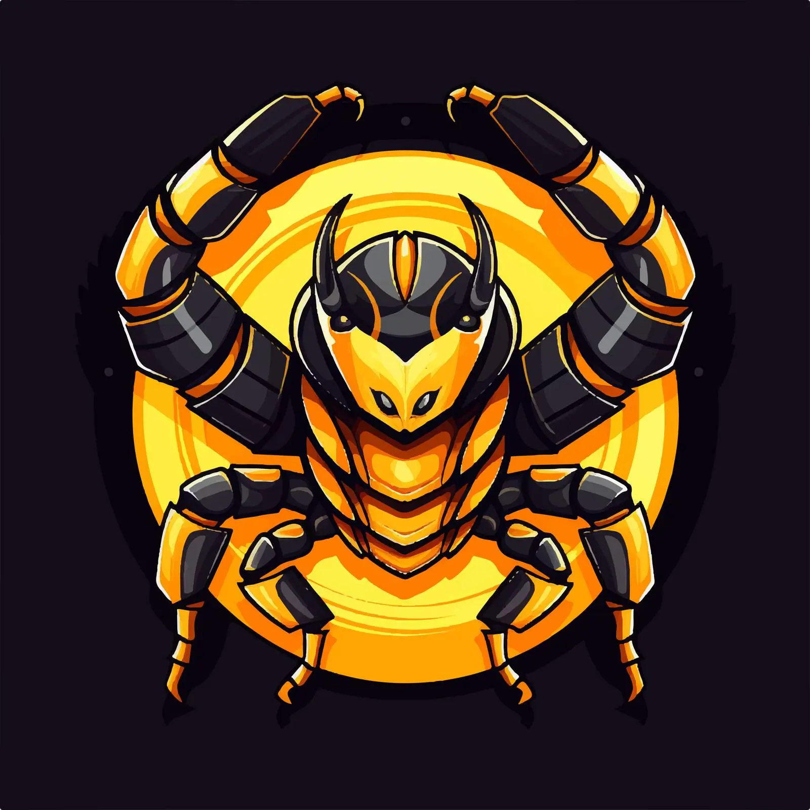 Scorpion Vector Illustration on White Background — free download from Dotvec