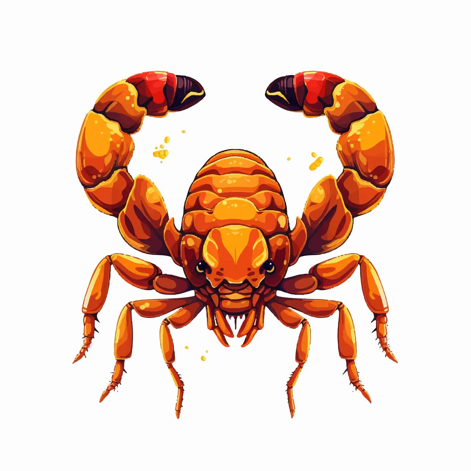 Scorpion Vector Illustration on White Background — free download from Dotvec