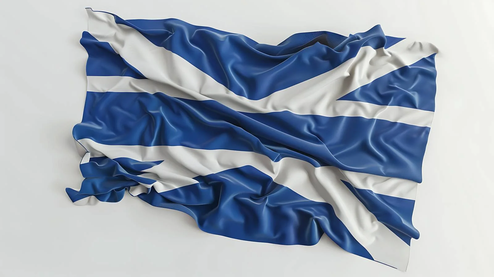 Scotland National Flag on White Background — free download from Dotvec
