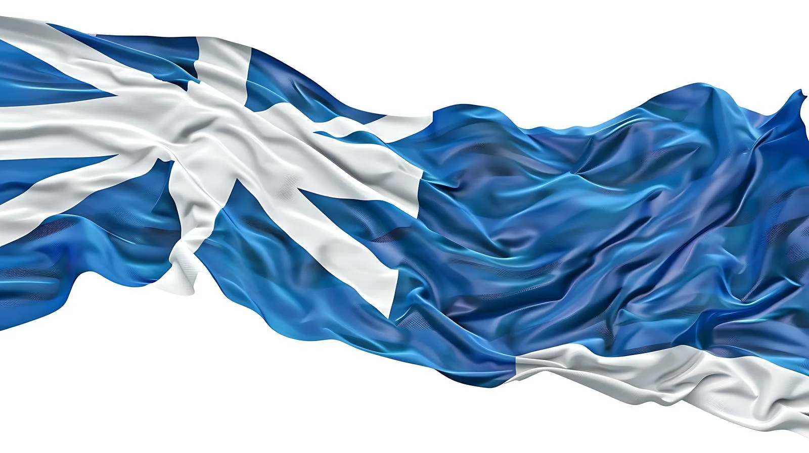 Scotland Flag on White Background — free download from Dotvec
