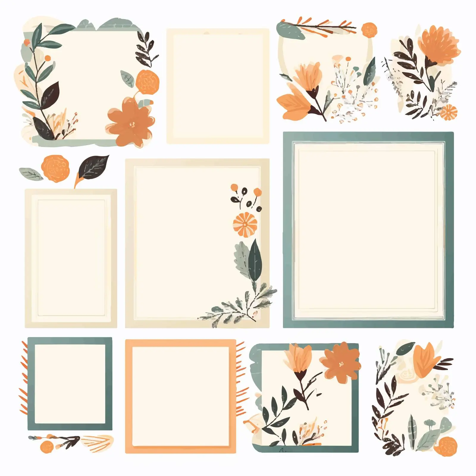 Blank Paper Junk Journal Card Design — free download from Dotvec