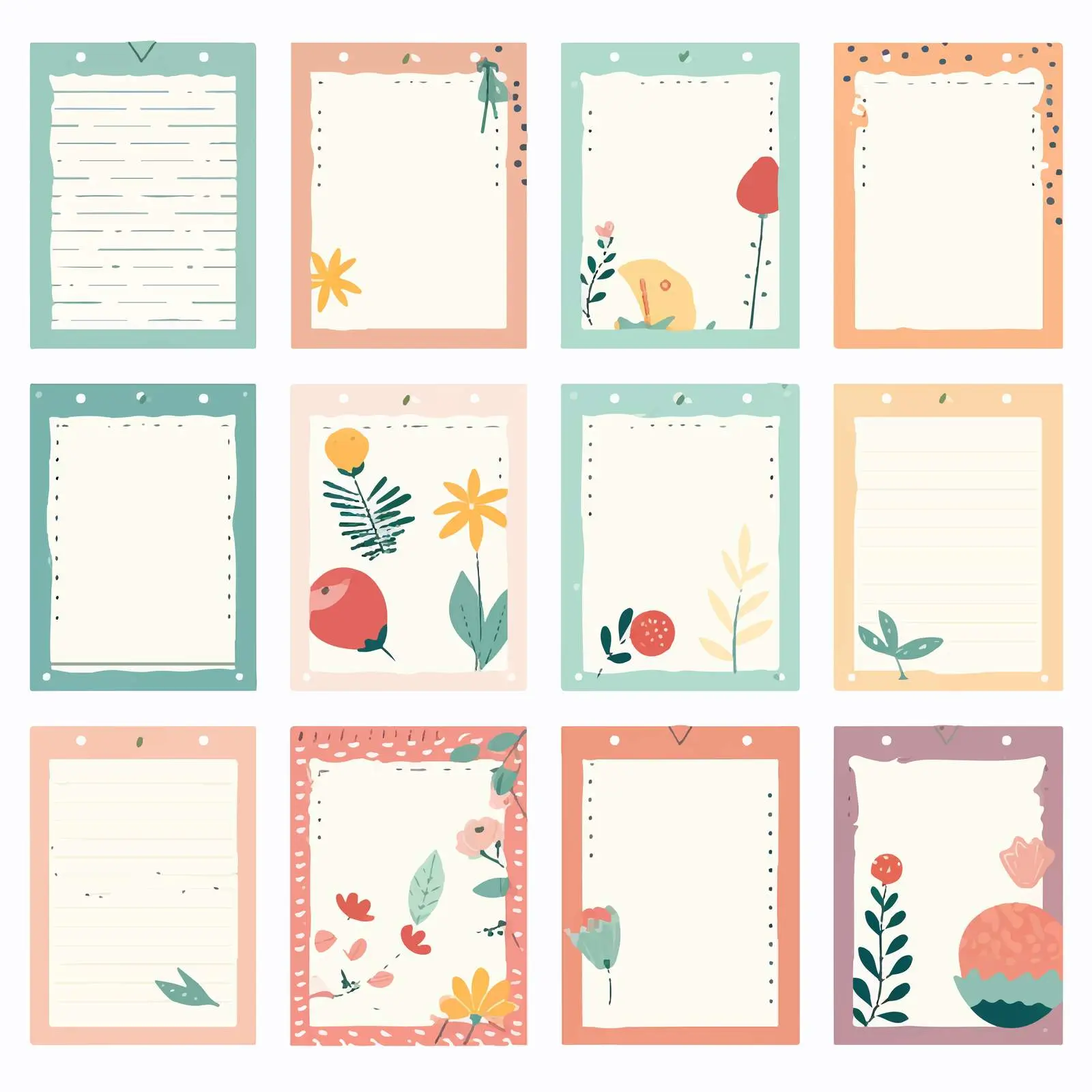 Blank Scrapbook Embellishments Vector Design — free download from Dotvec