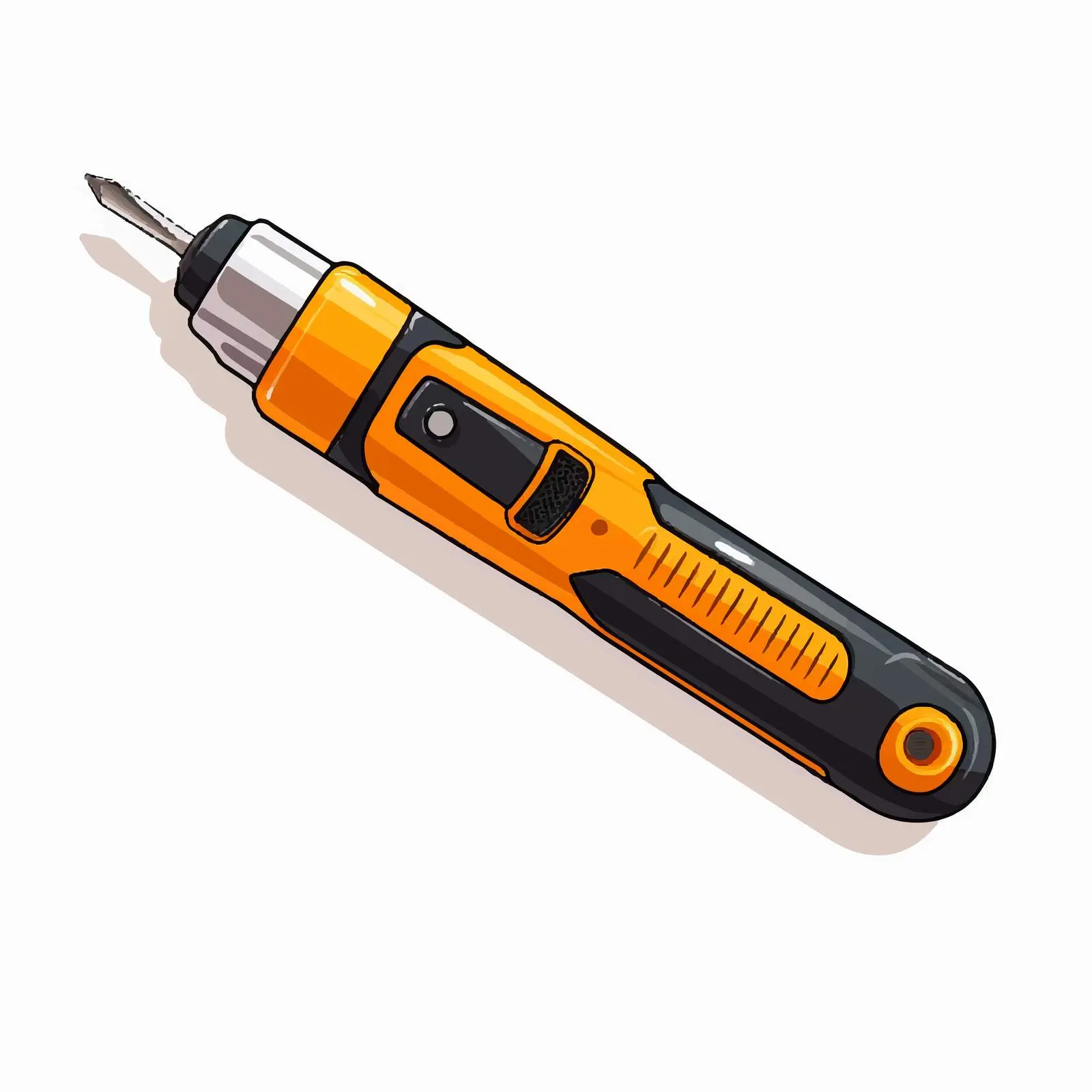 Screwdriver Vector Illustration on White Background — free download from Dotvec
