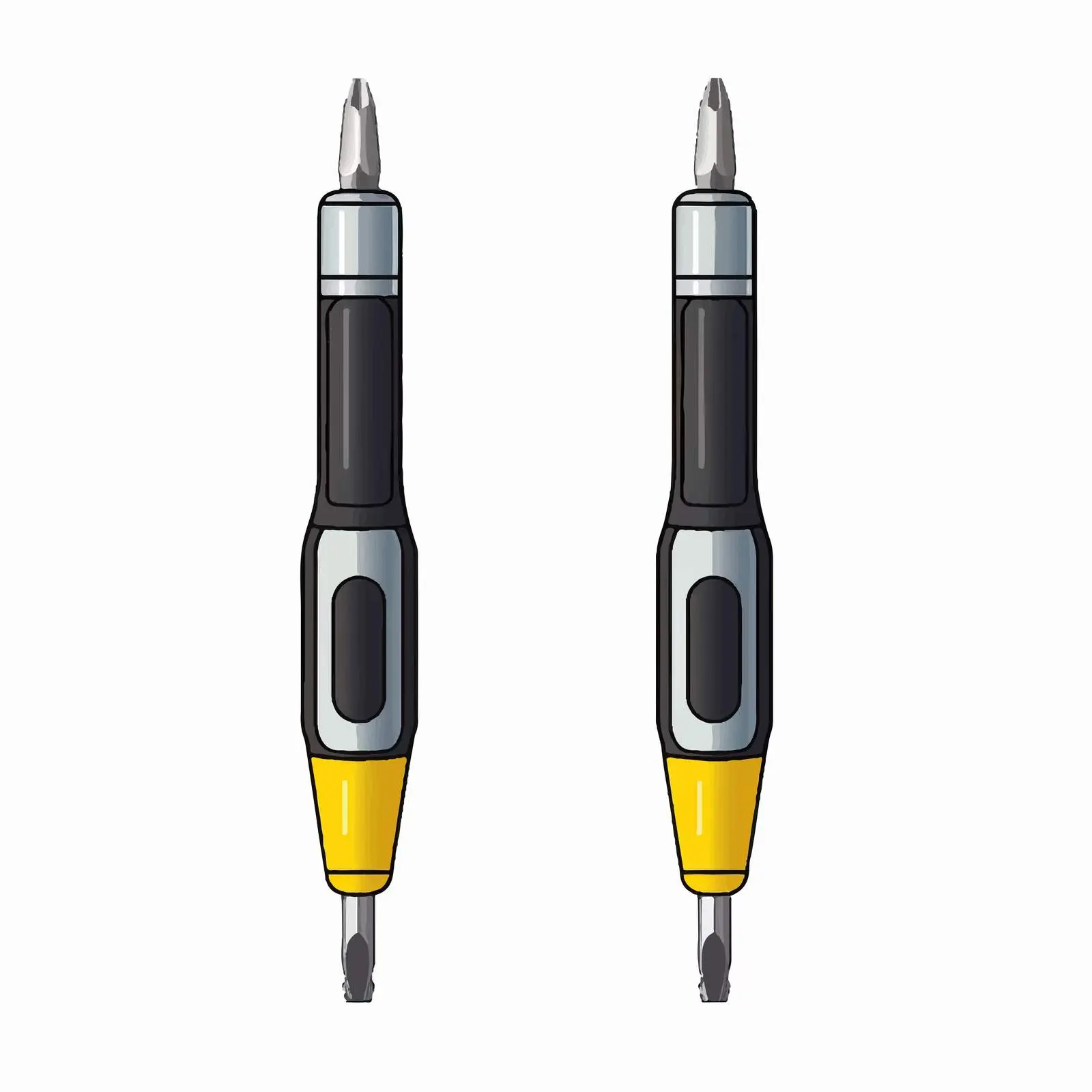Screwdriver Vector Illustration on White Background – free screwdriver image from Dotvec