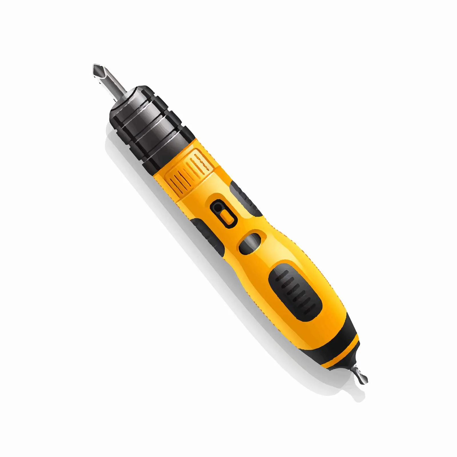 Isolated Vector Screwdriver Illustration on White Background – free screwdriver image from Dotvec