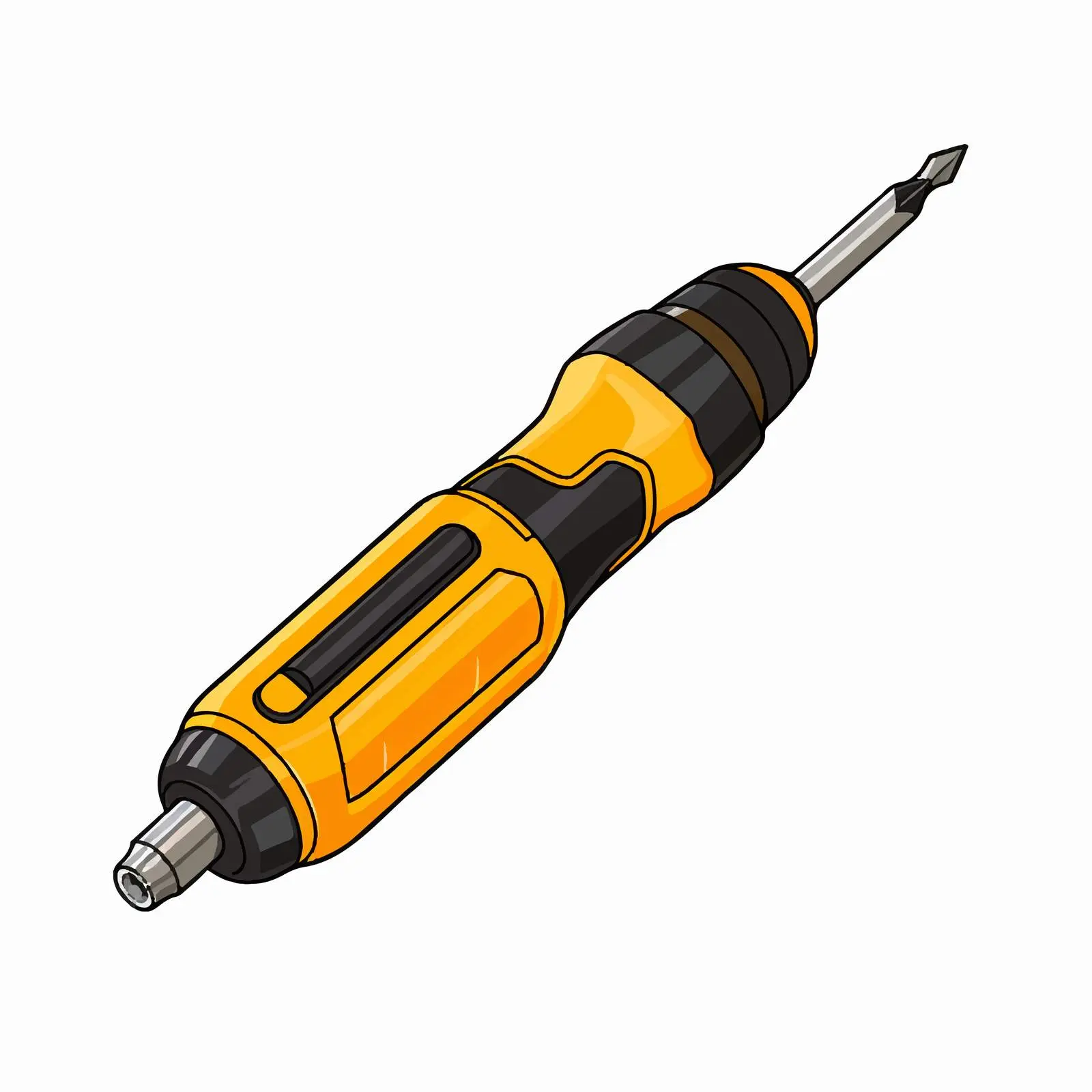 Isolated Screwdriver Vector Illustration on White Background – free screwdriver image from Dotvec