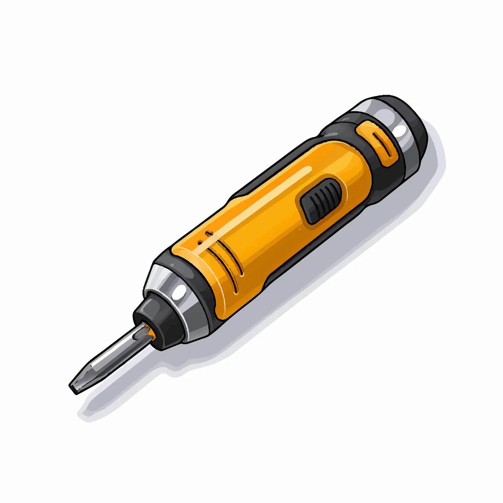 Screwdriver Vector Illustration on White Background – free screwdriver image from Dotvec