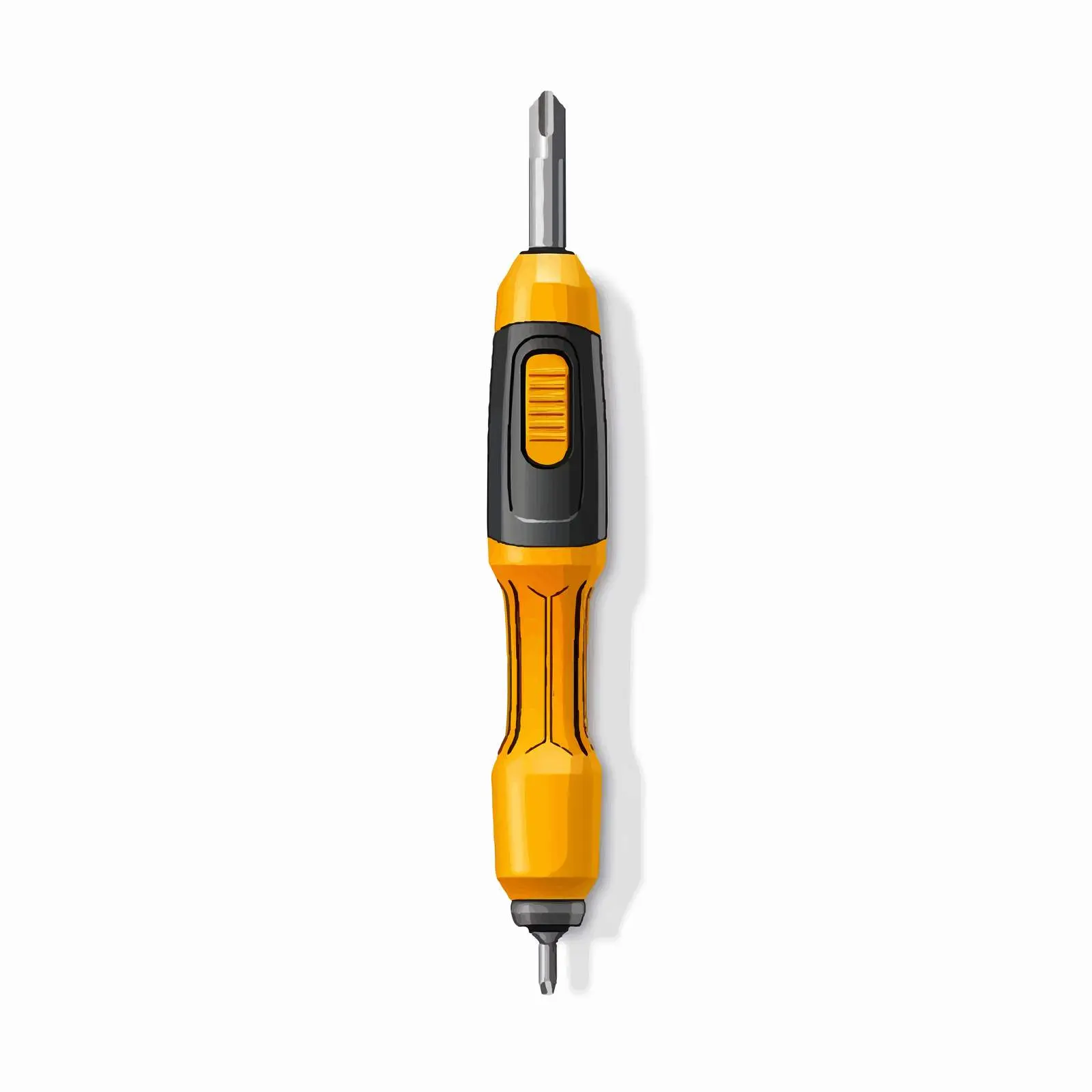 Screwdriver Vector Illustration on White Background – free screwdriver image from Dotvec