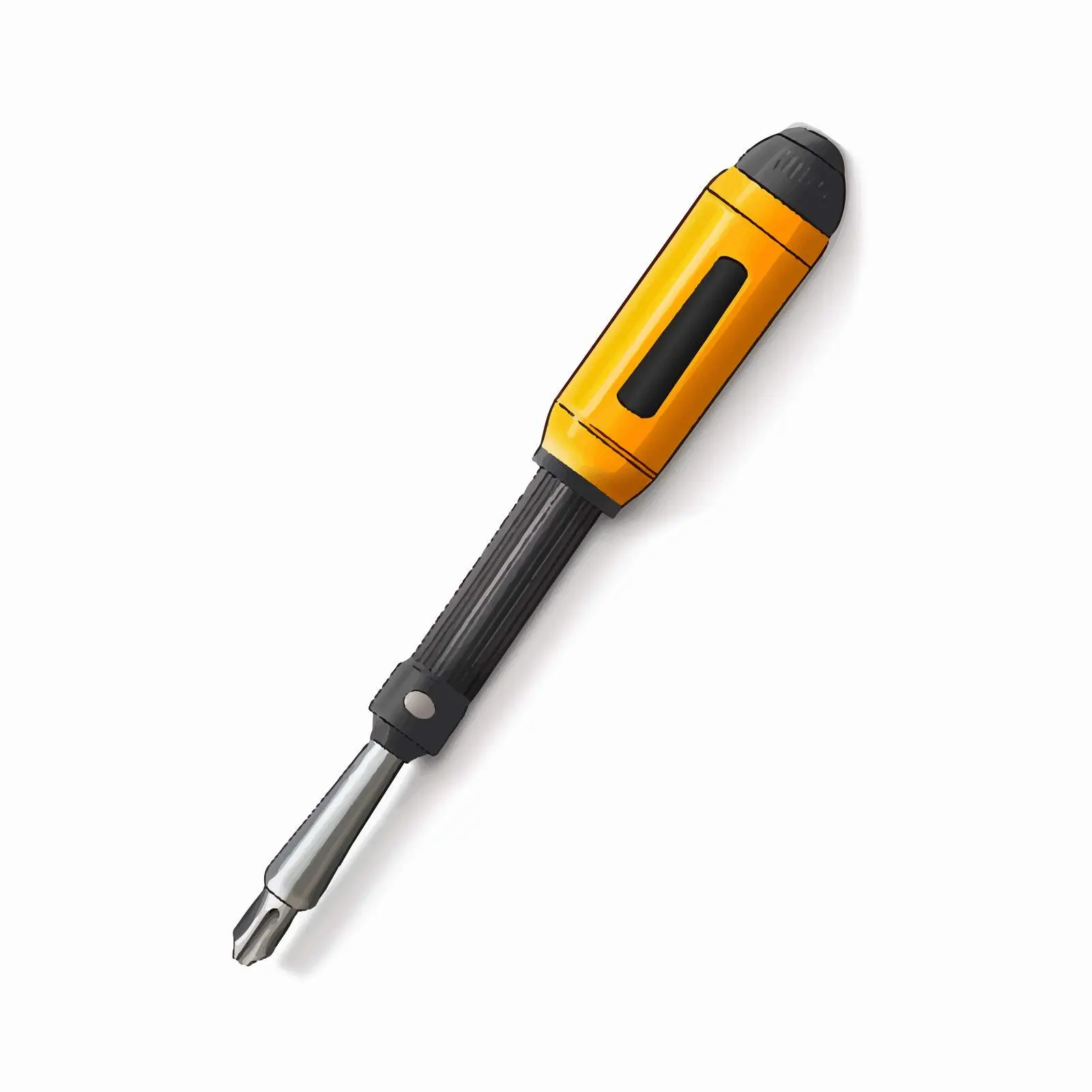 Screwdriver Vector Illustration on White Background – free screwdriver image from Dotvec