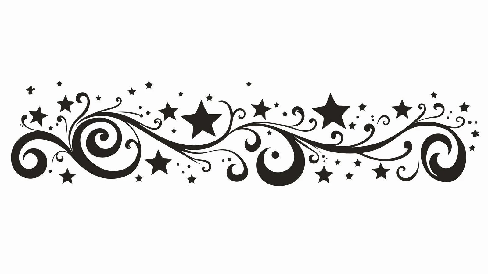 Tattoo Style Christmas Tree Scroll Banner — free download from Dotvec