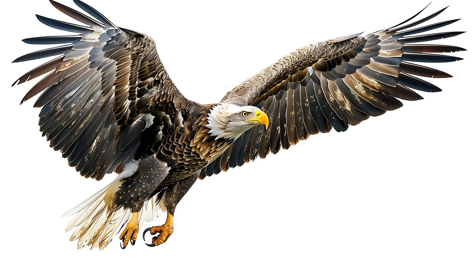 Majestic White-Tailed Sea Eagle Soaring High — free download from Dotvec