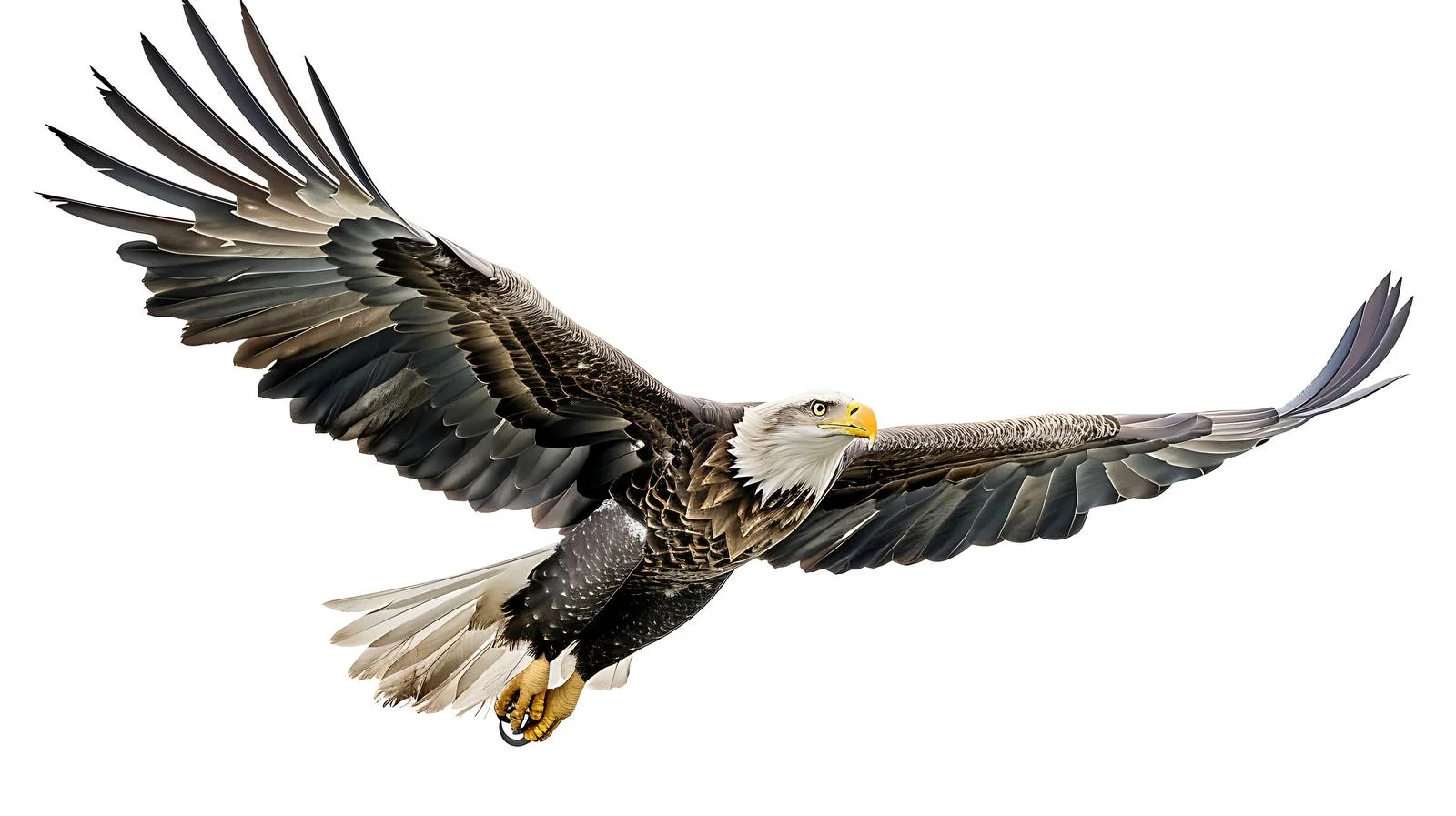 Majestic White-Tailed Eagle in Flight — free download from Dotvec