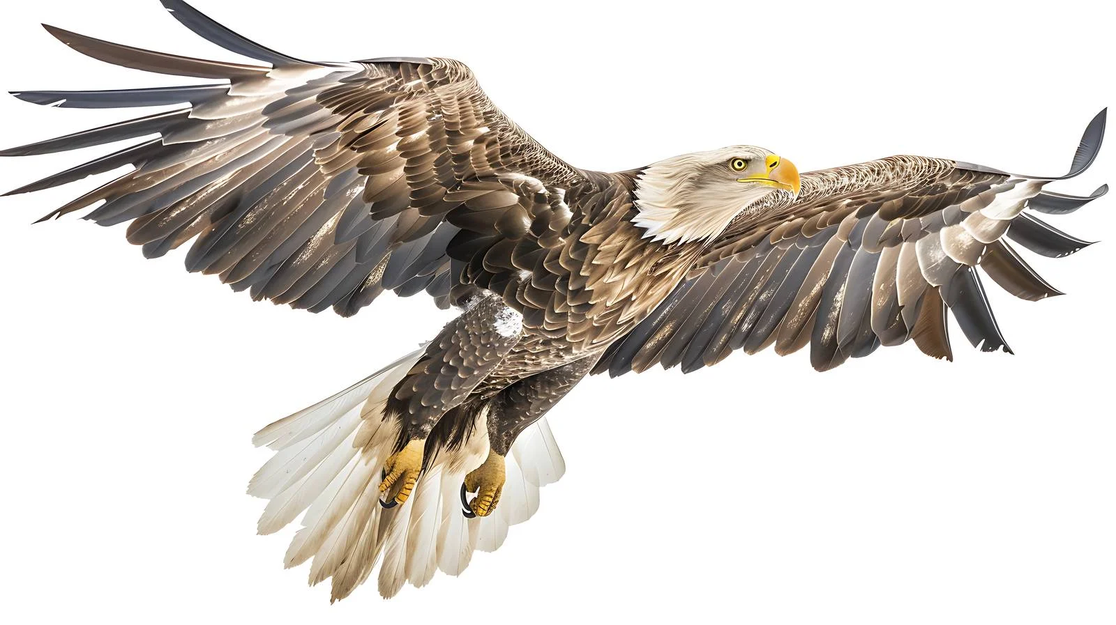 Majestic Sea Eagle with White Tail — free download from Dotvec