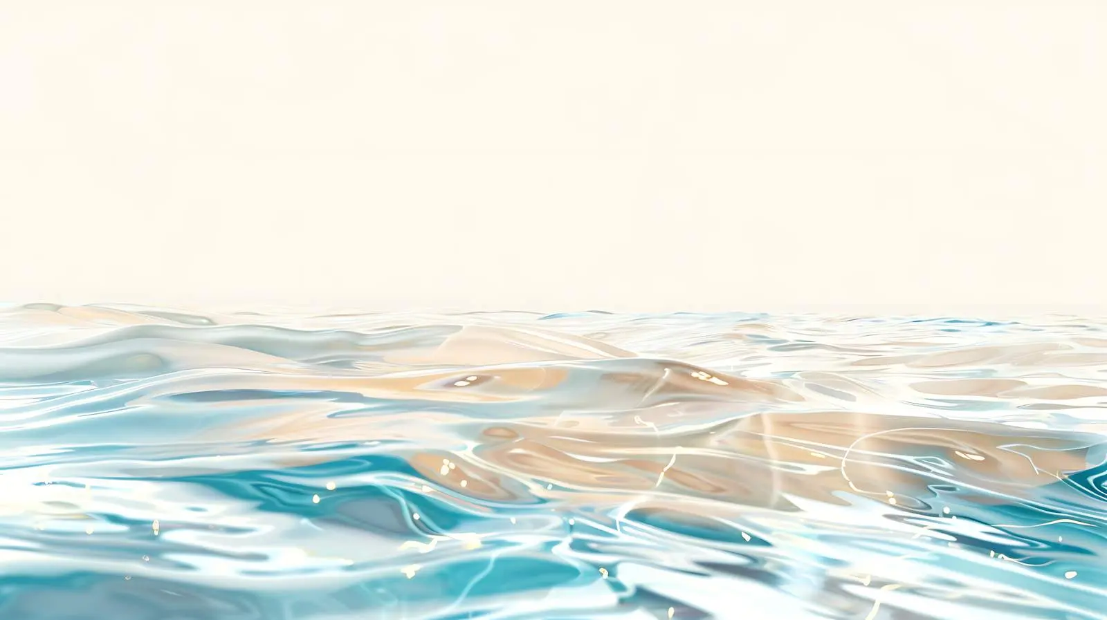 Calm Ocean Waves with Serene Reflections – free clouds image from Dotvec