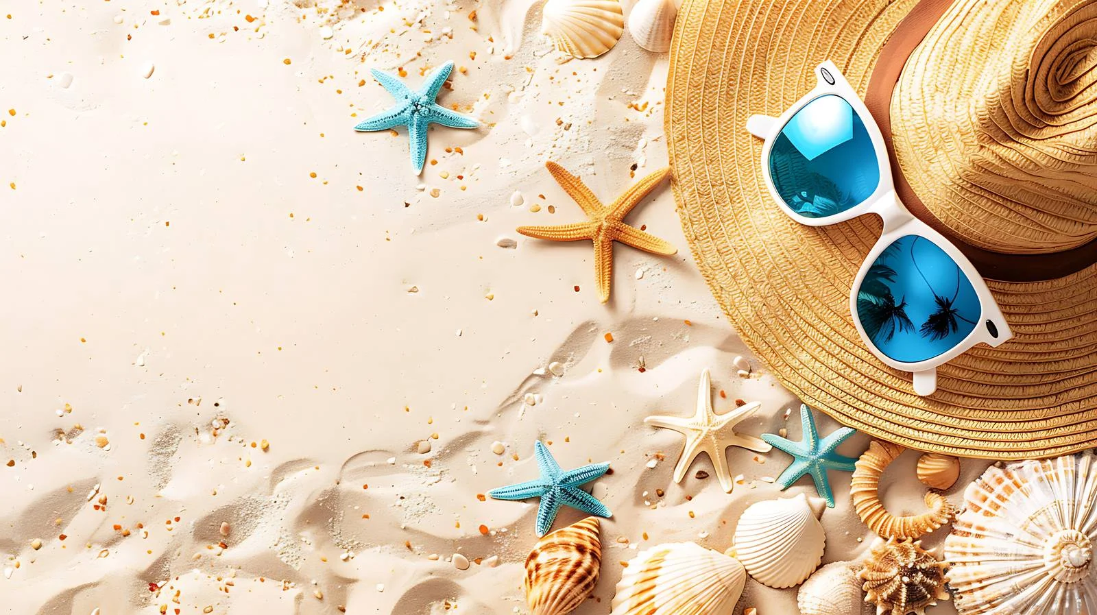 Beach Accessories Top View — free download from Dotvec