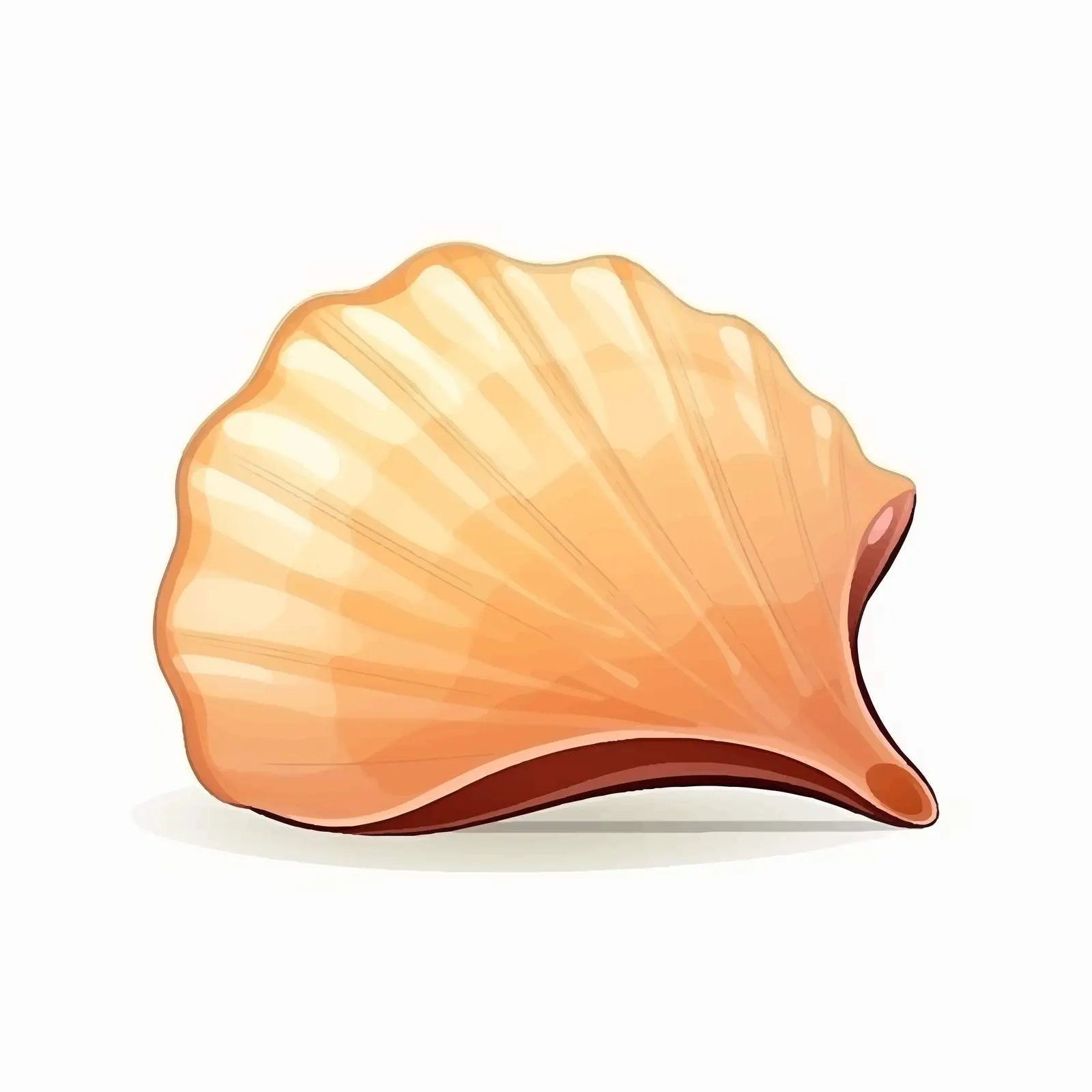 Cartoon Sea Shell Vector Illustration — free download from Dotvec