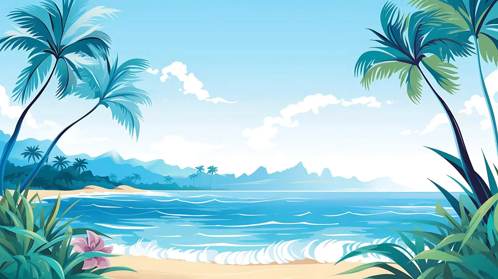 Tranquil Seaside Scene — free download from Dotvec