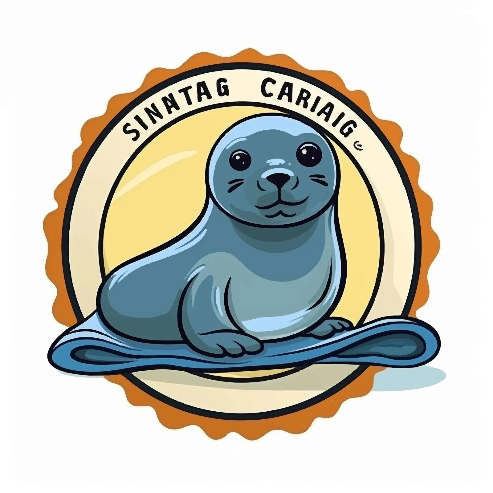 Cartoon Guaranteed Seal Stamp Vector Illustration — free download from Dotvec