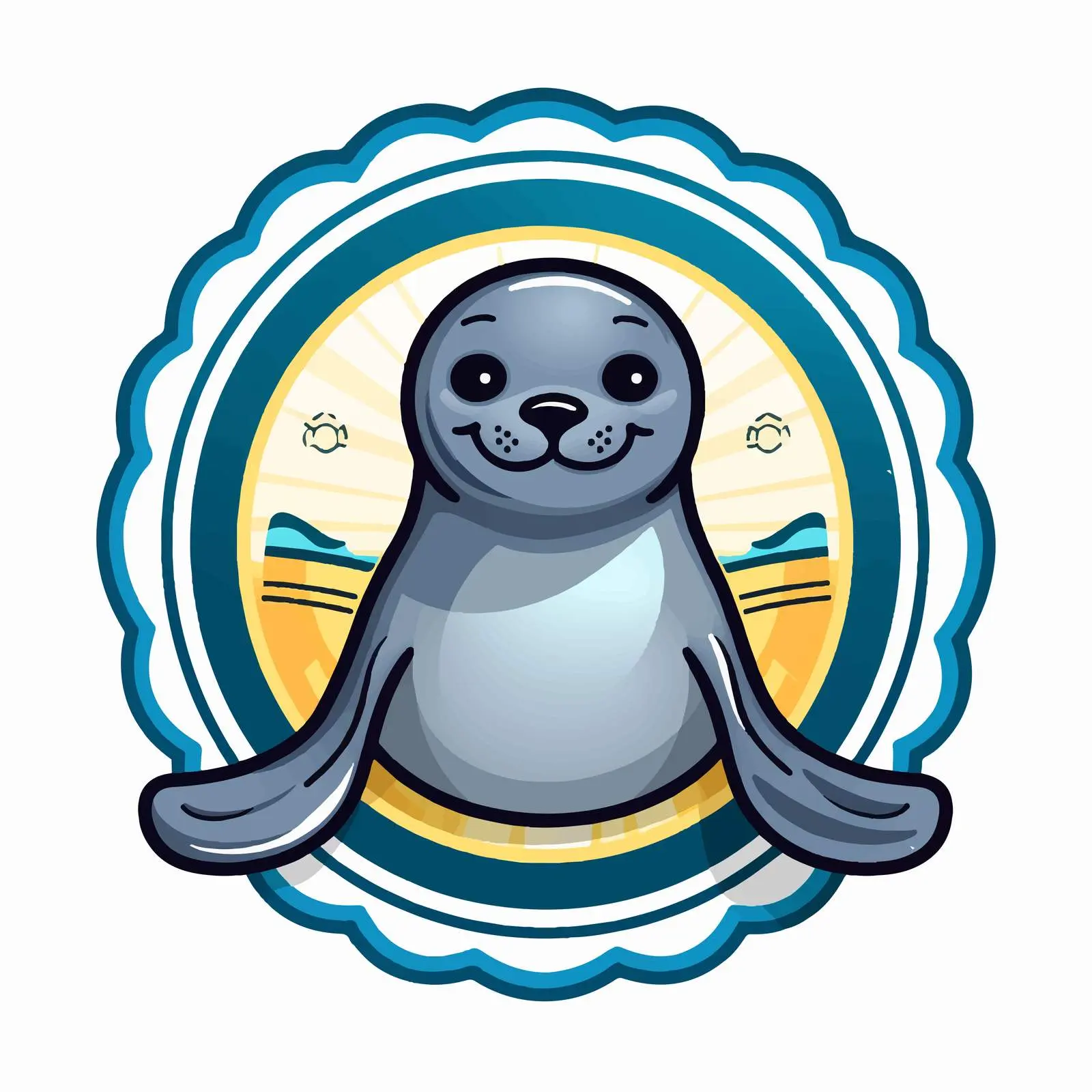 Guaranteed Seal Stamp Cartoon Vector Illustration — free download from Dotvec