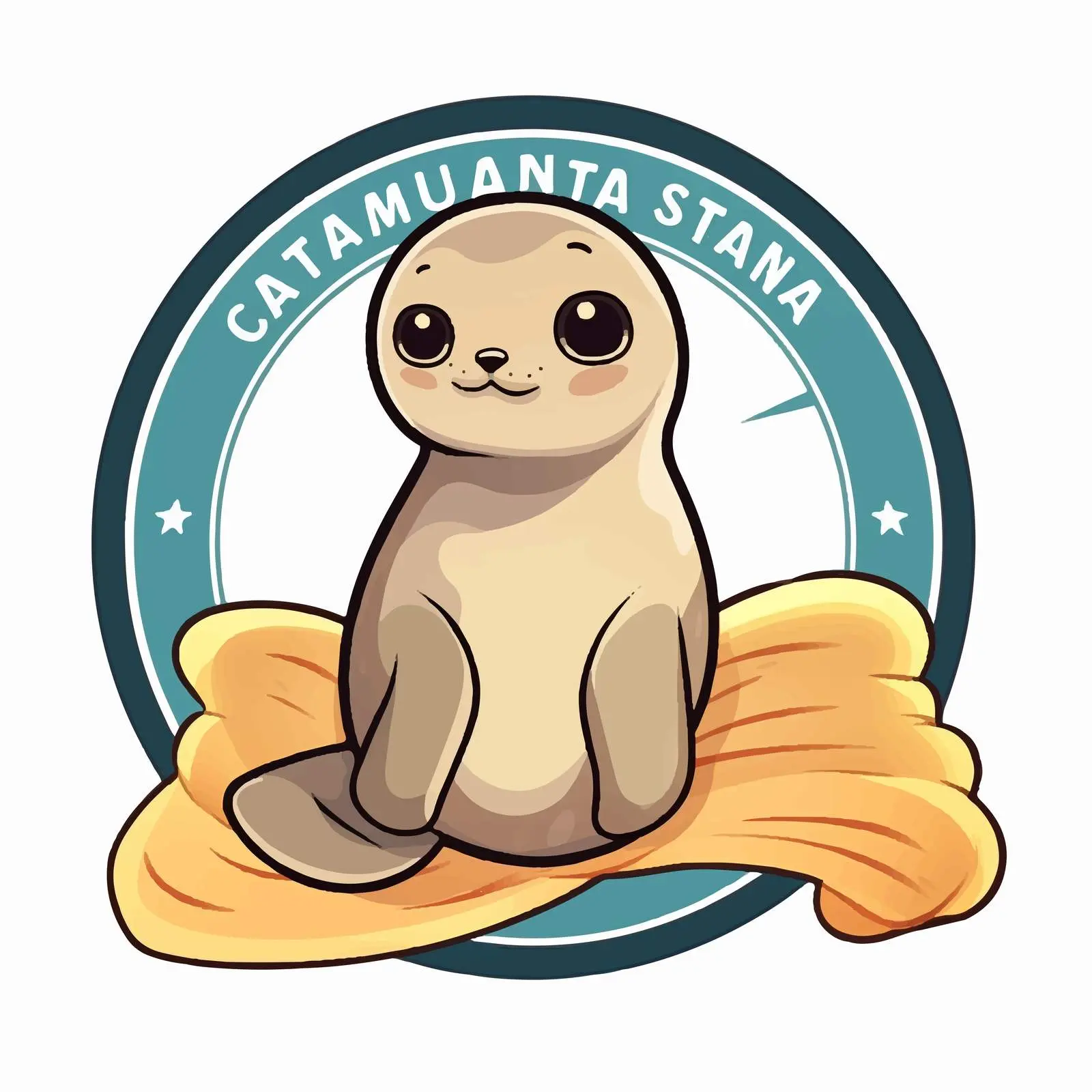 Cartoon Seal Stamp Guaranteed Icon Vector Illustration — free download from Dotvec