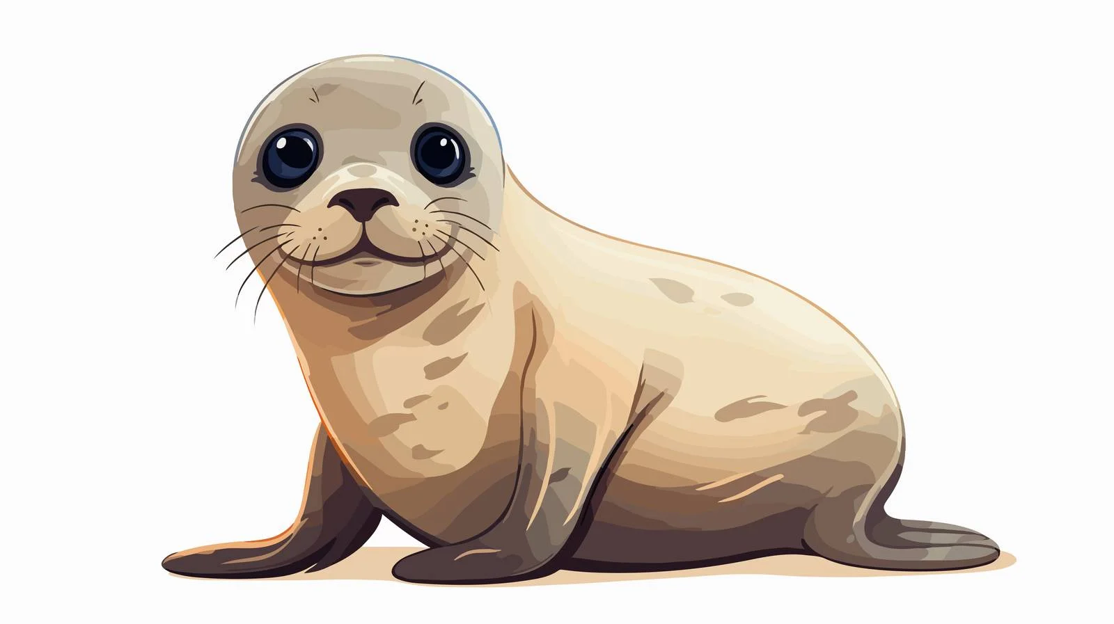 Seal Cartoon Vector Illustration — free download from Dotvec