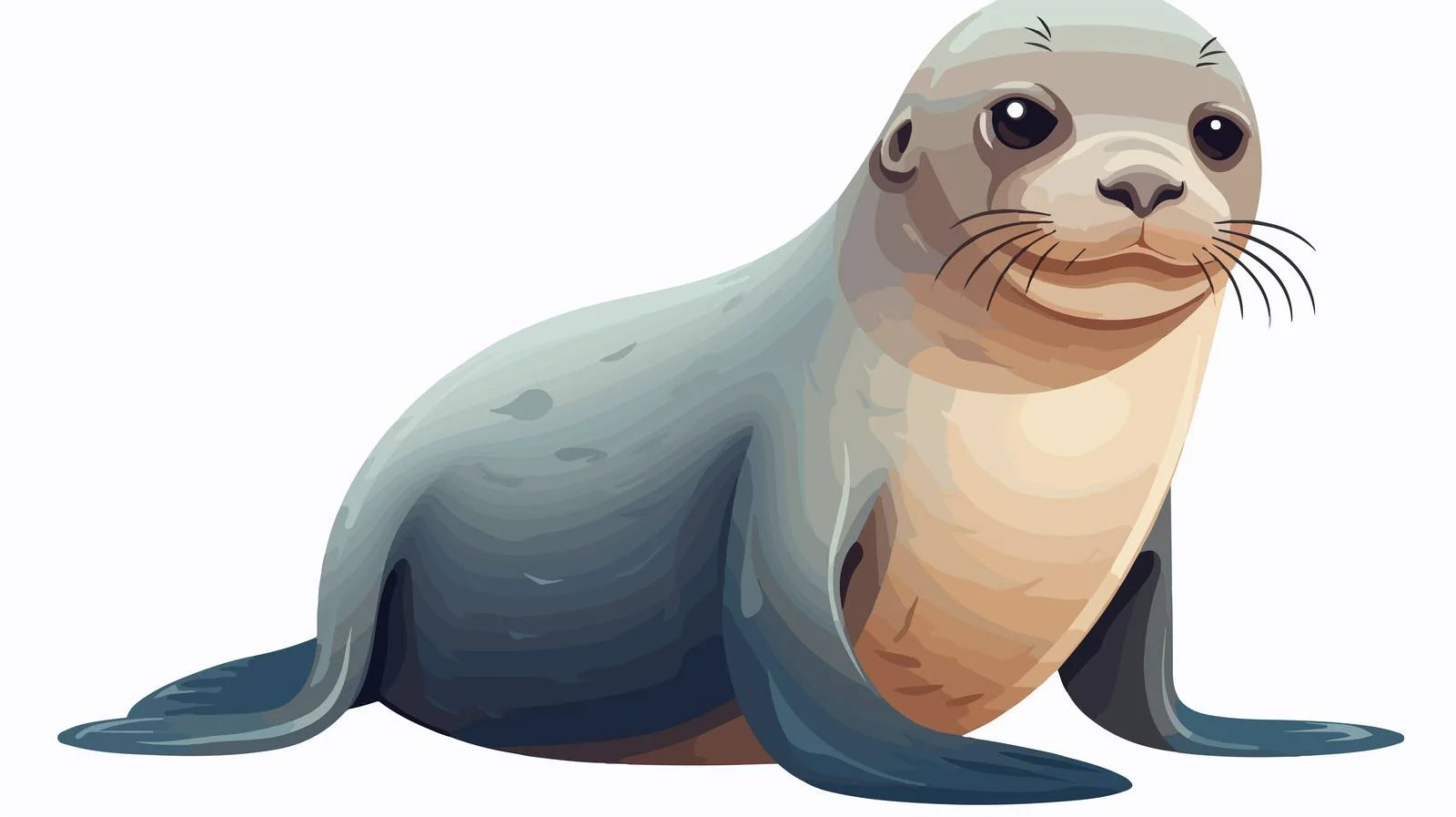 Cartoon Seal Vector Illustration — free download from Dotvec