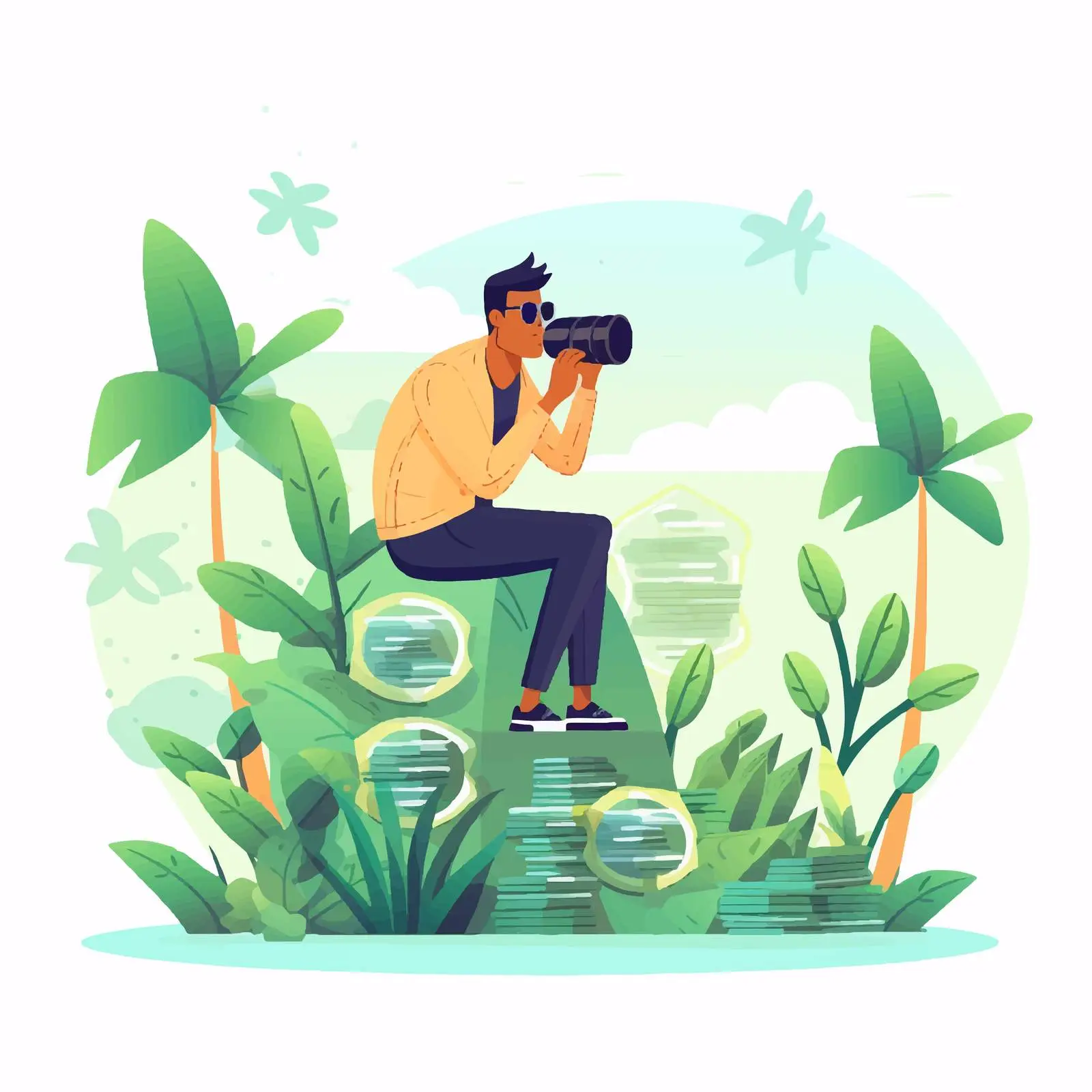 Exploring Finance Opportunities and Goals – free financial stability image from Dotvec