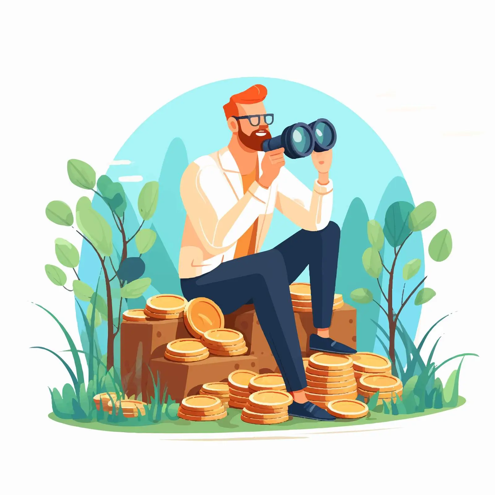 Exploring Financial Opportunities and Goals – free financial freedom image from Dotvec