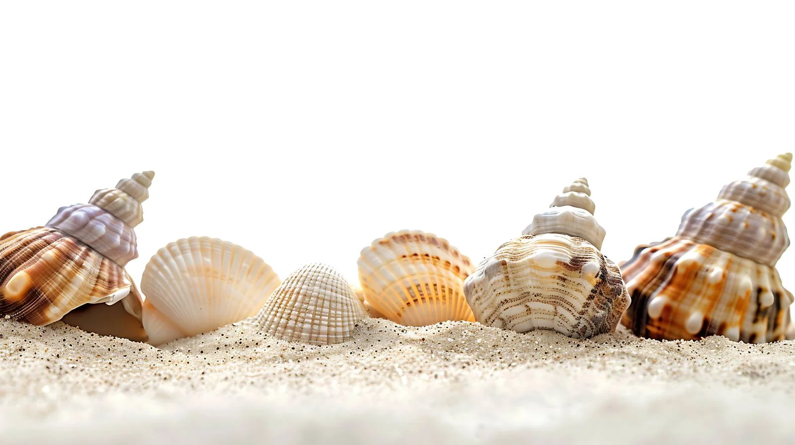 Seashells Summer Vacation Background — free download from Dotvec
