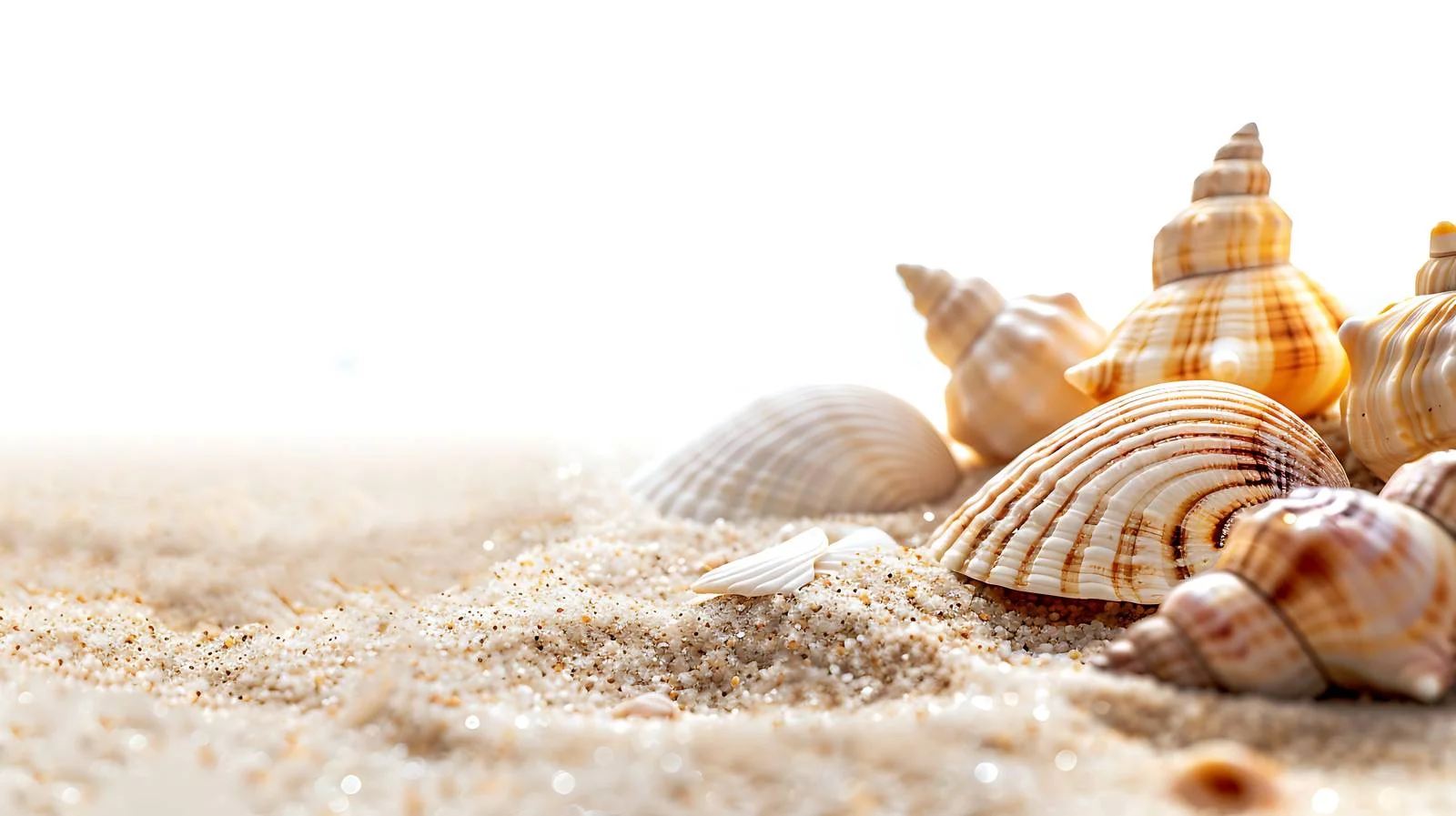 Serene Seashell Summer Background — free download from Dotvec