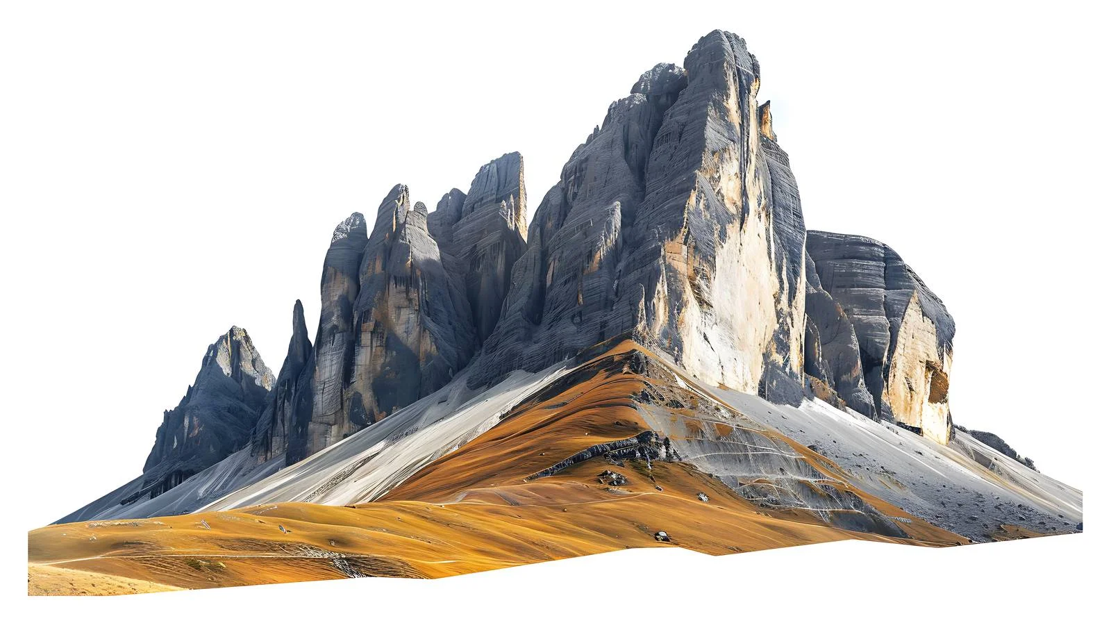 Scenic Seceda Mountain in Italian Dolomites during Fall — free download from Dotvec