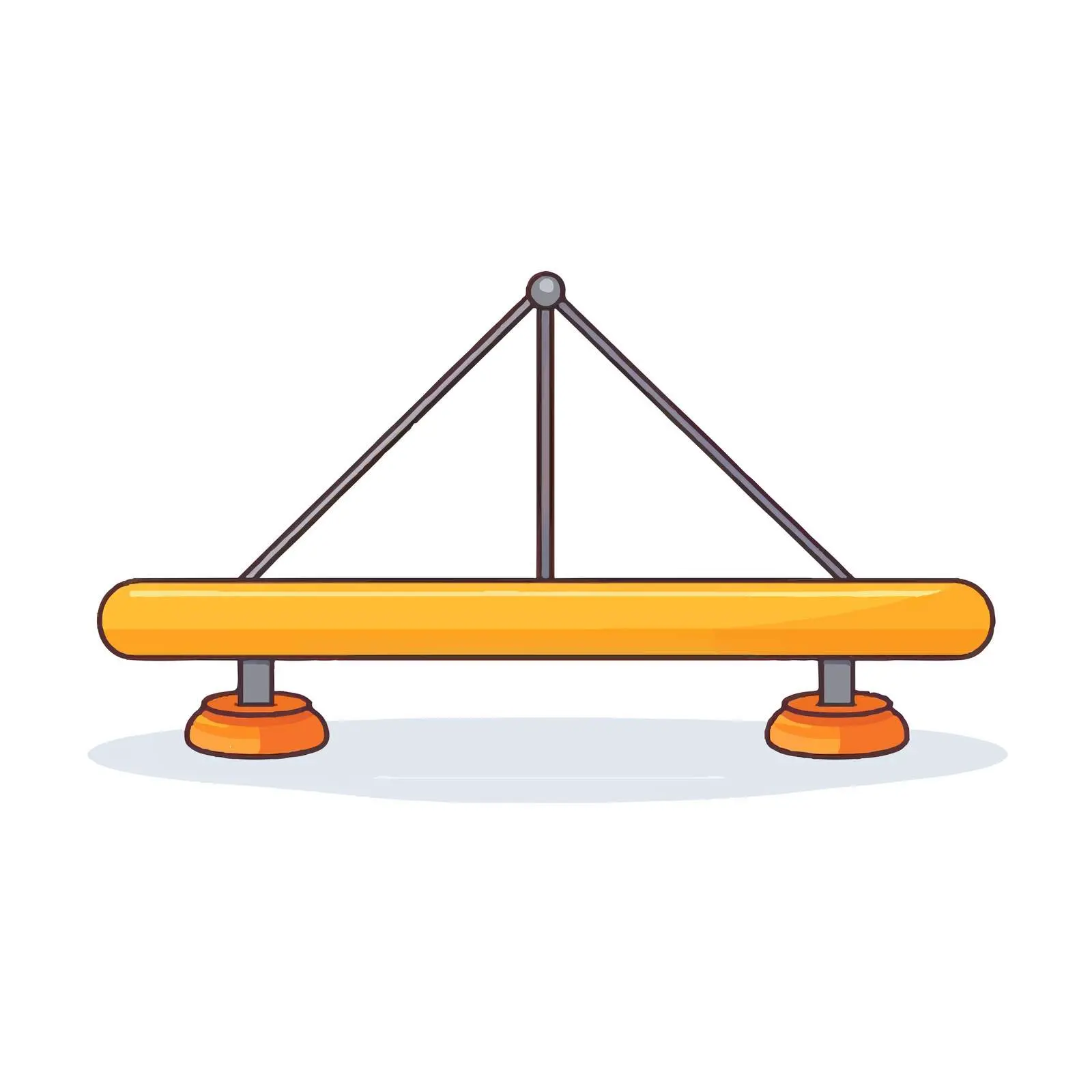 Cartoon Vector Illustration of a See-Saw — free download from Dotvec