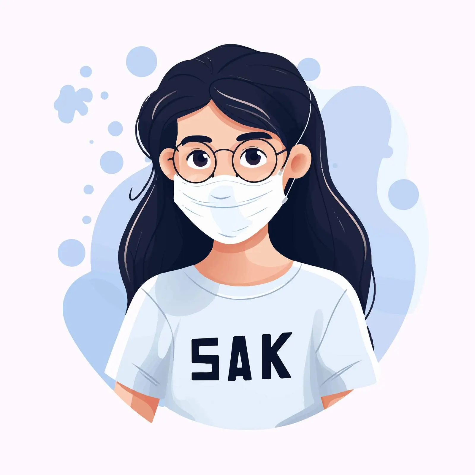 Seek Medical Advice Vector Design with Girl – free doctor and patient image from Dotvec