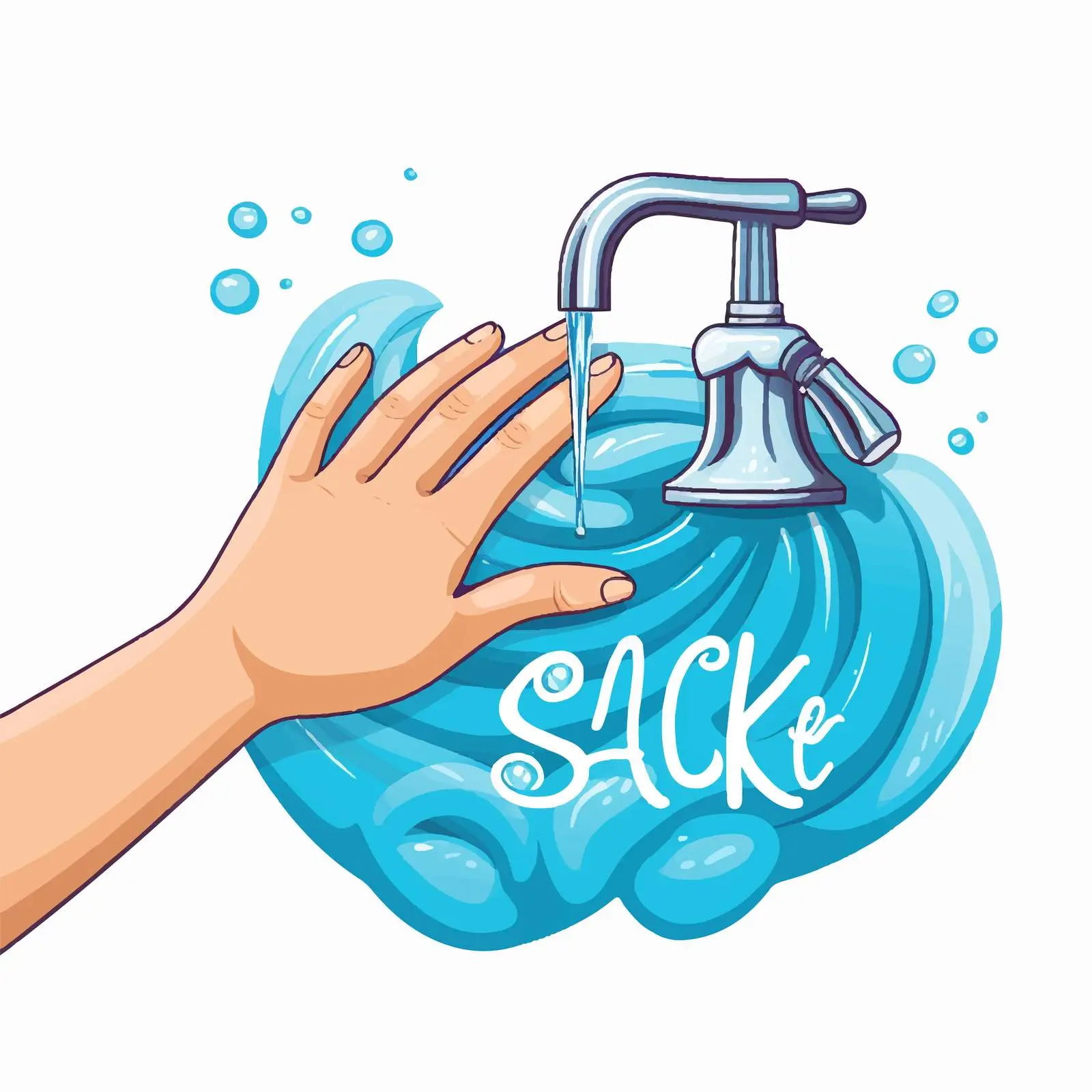 Cartoon Style Medical Advice and Handwashing Illustration — free download from Dotvec
