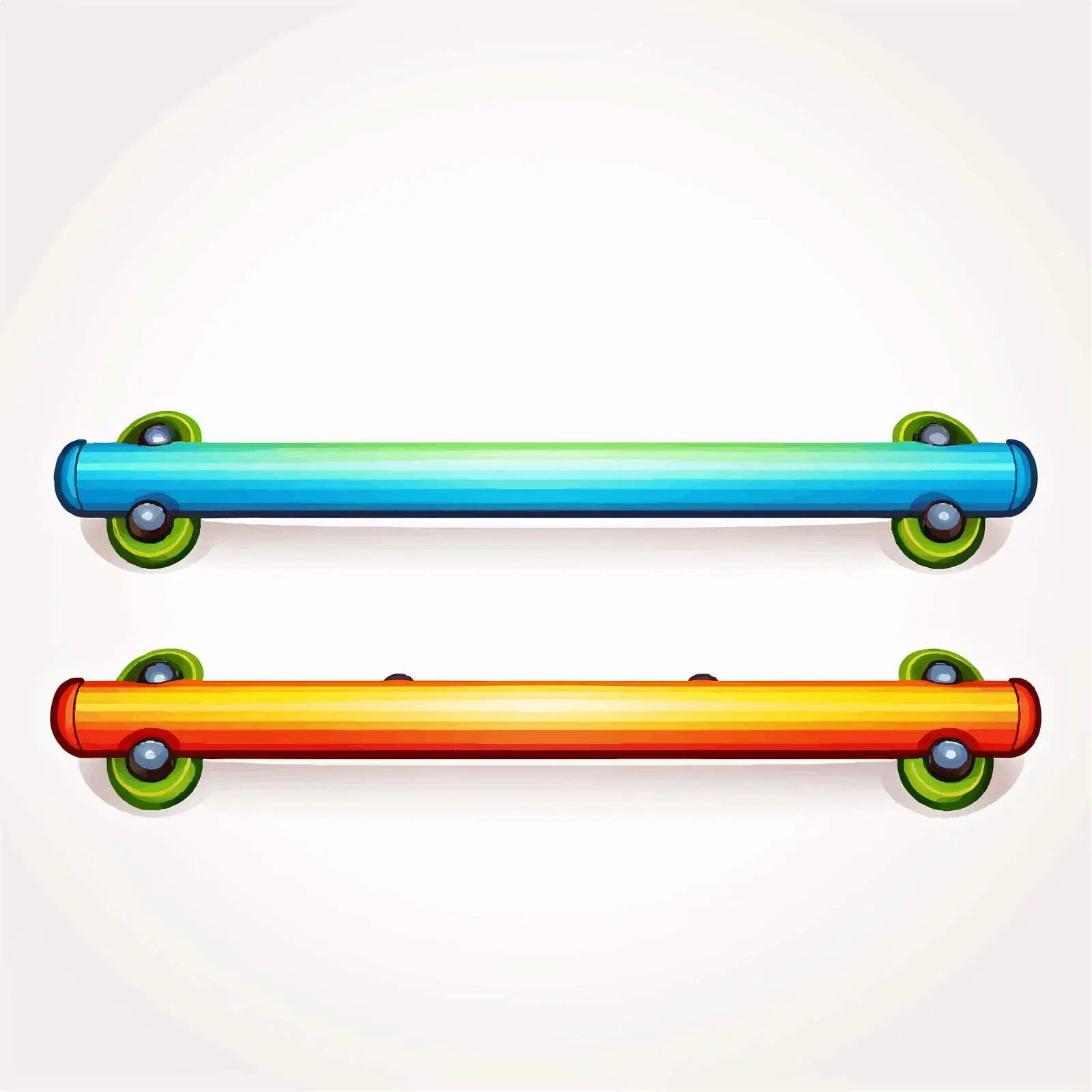 Seesaw Line Vector Illustration on White Background — free download from Dotvec