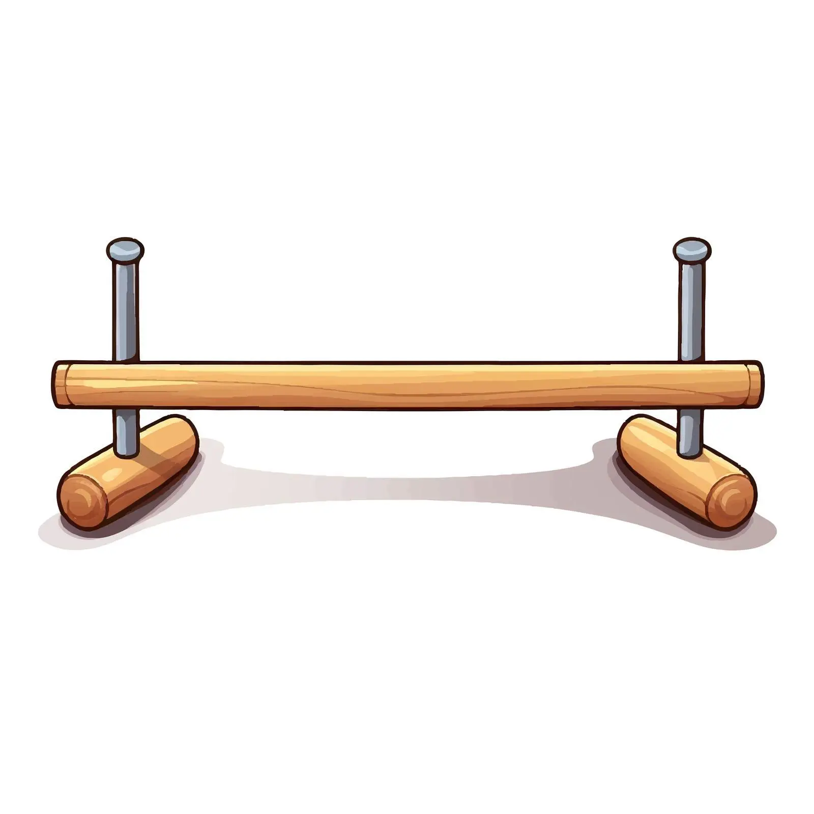 Seesaw Line Vector Illustration on White Background — free download from Dotvec