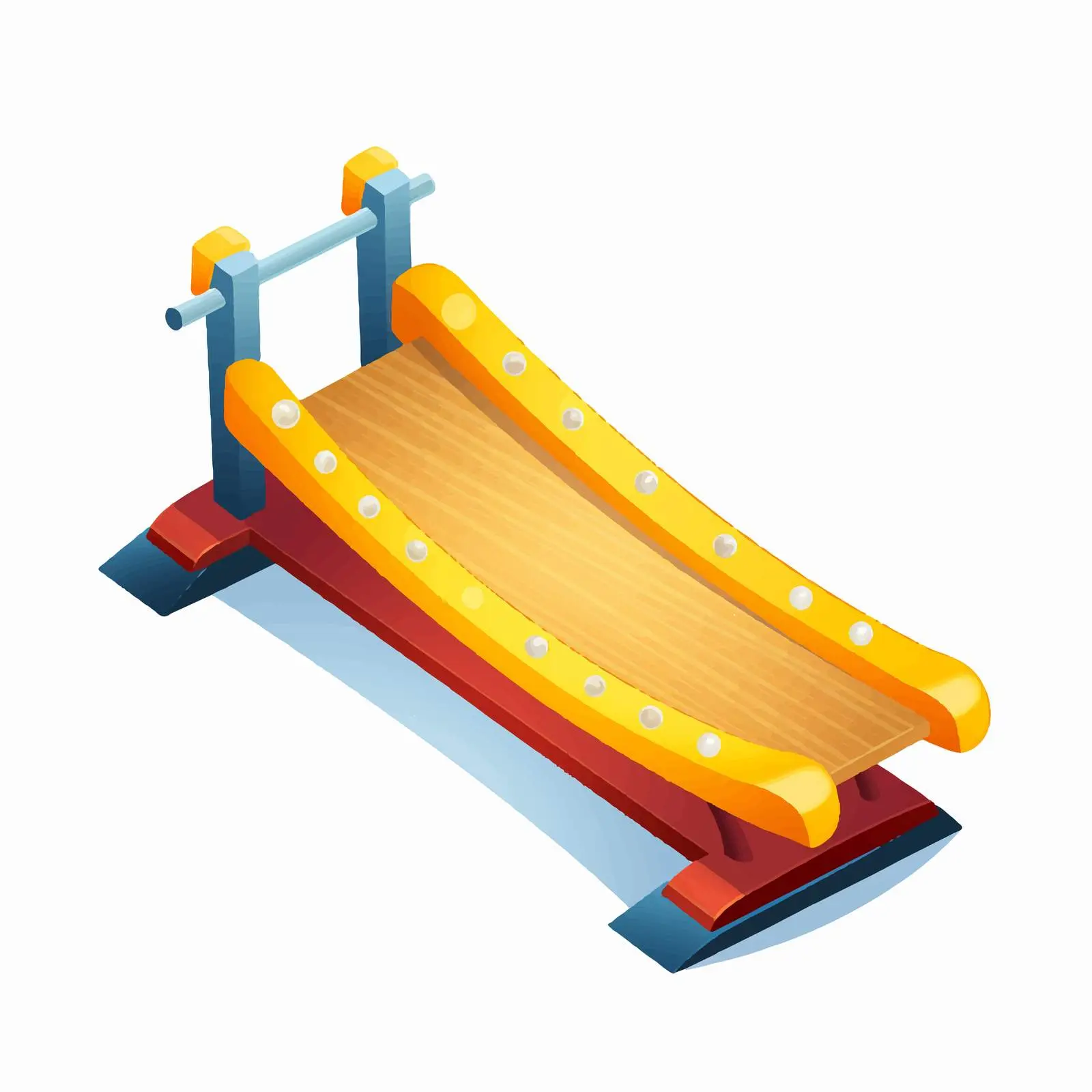 Seesaw Vector Illustration on White Background — free download from Dotvec