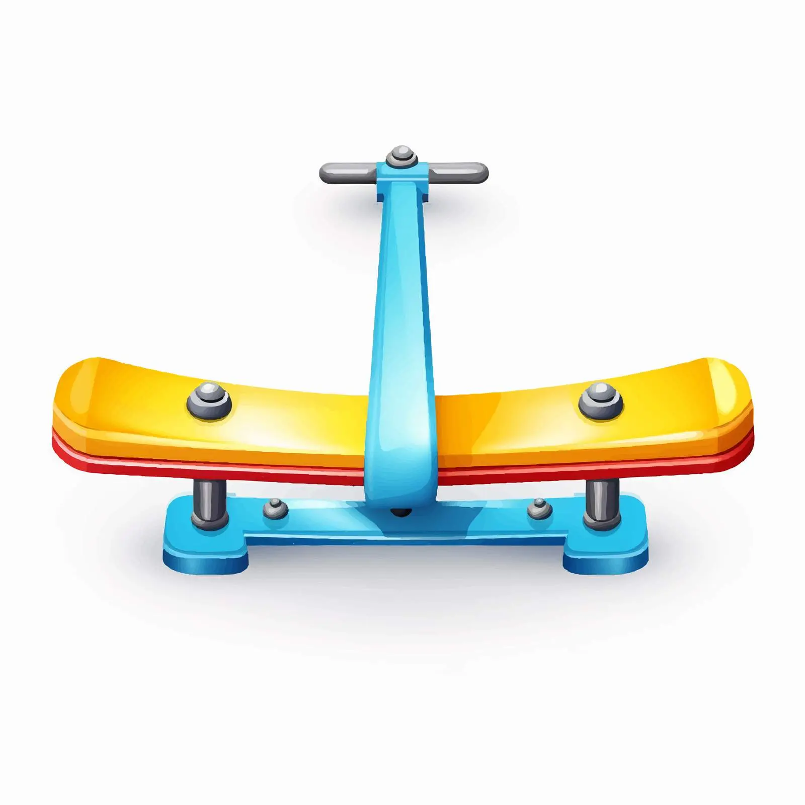 Seesaw Vector Illustration on White Background — free download from Dotvec