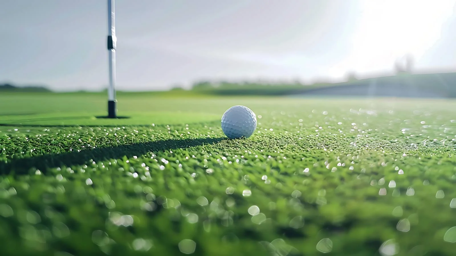 Elegant Low Angle Golf Ball Display — free download from Dotvec