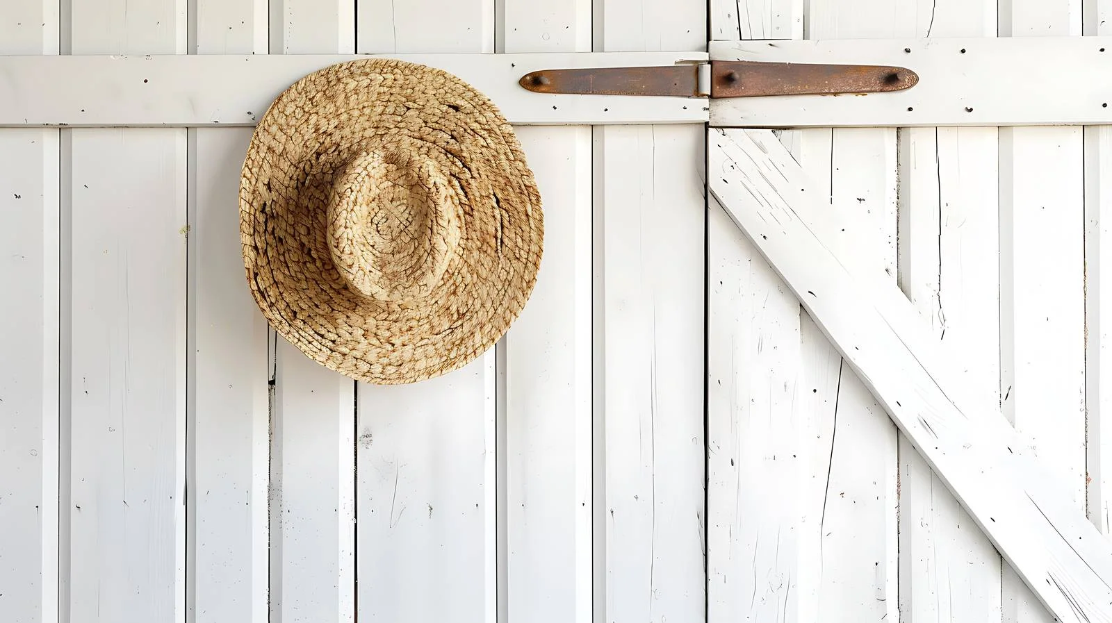 Amish man's straw hat close up — free download from Dotvec
