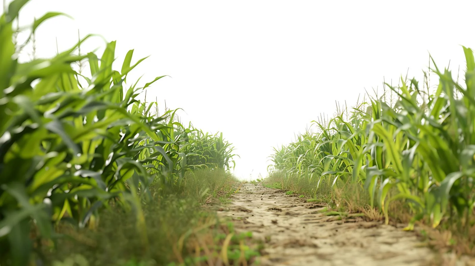 Rural farm with focused cornfield view — free download from Dotvec