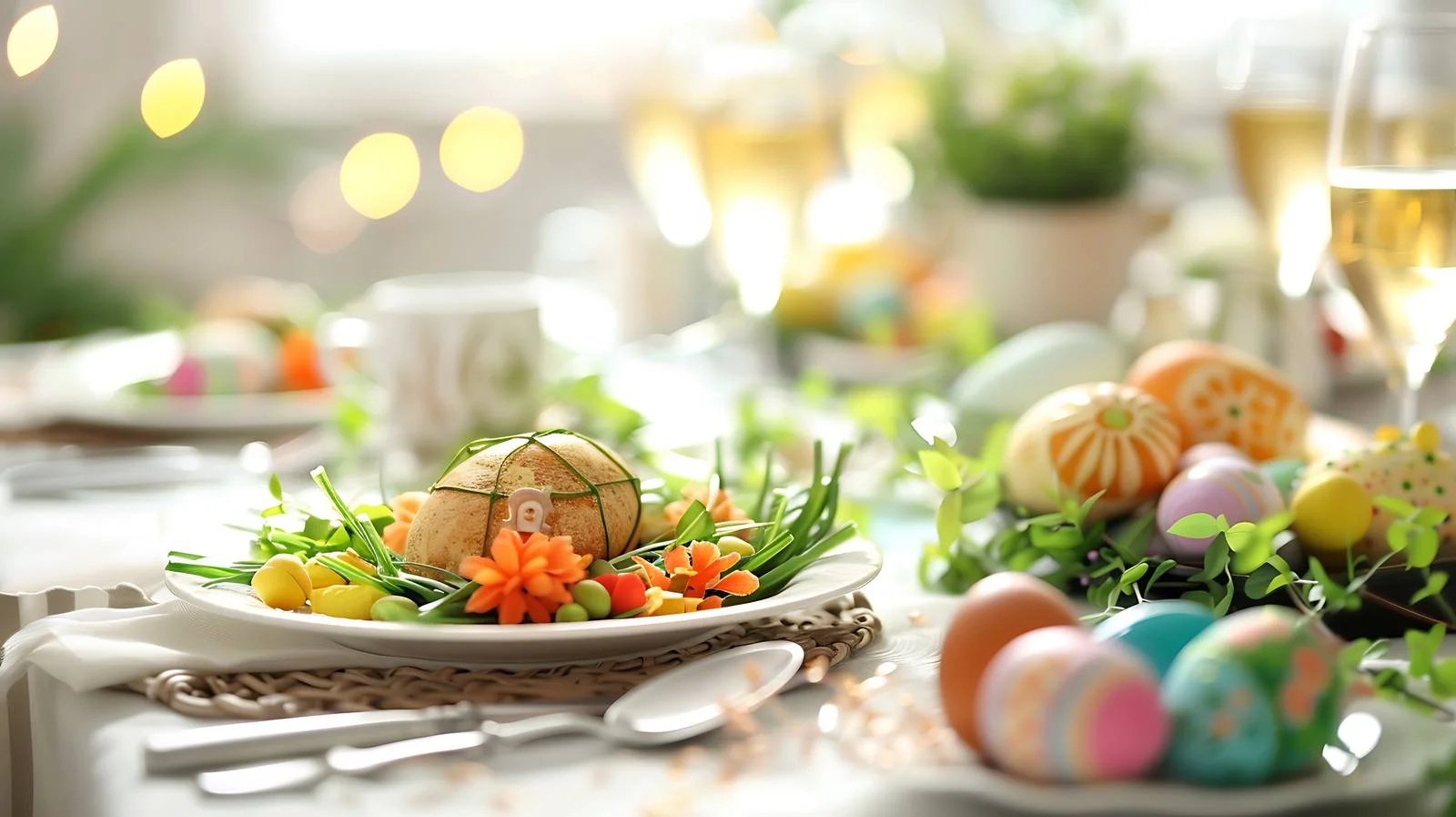 Captivating Easter Dining Ambiance Capture — free download from Dotvec
