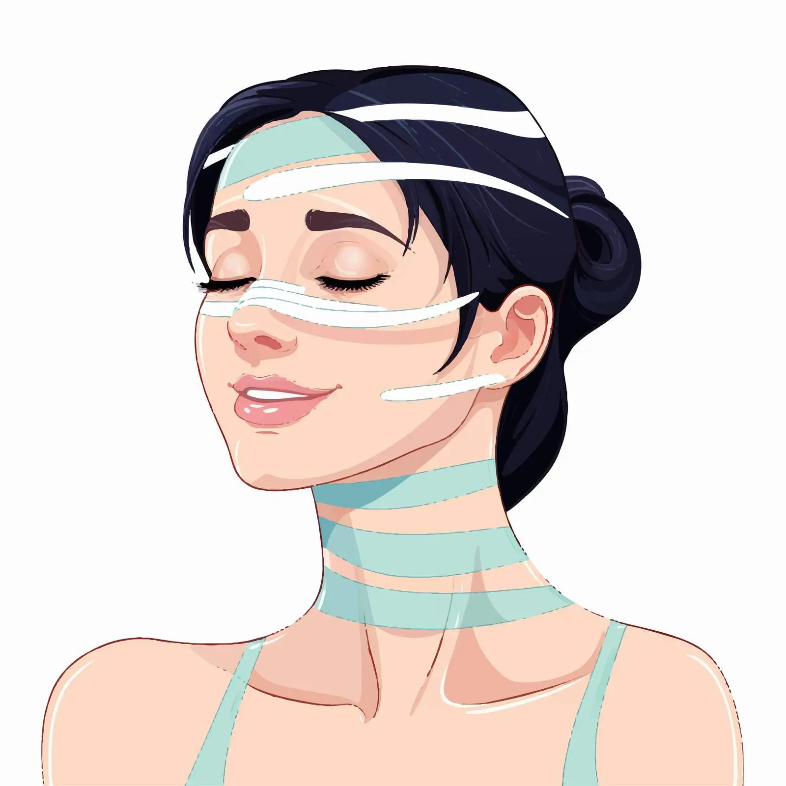Chin Taping Technique for Self-Care and Kinesiology — free download from Dotvec
