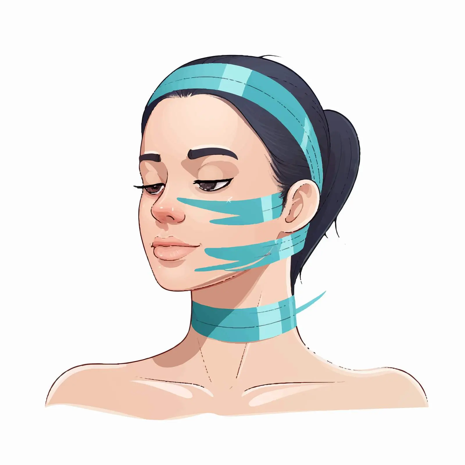 Chin Taping Technique for Self-Care — free download from Dotvec