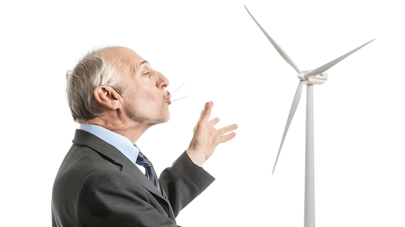 Businessmen with Wind Turbine — free download from Dotvec