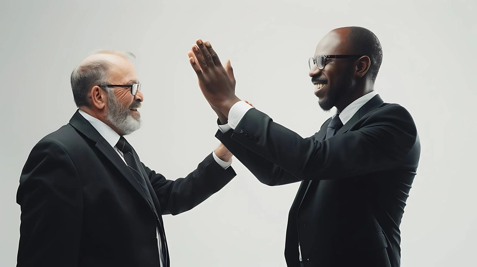 Professional Business High-Five — free download from Dotvec