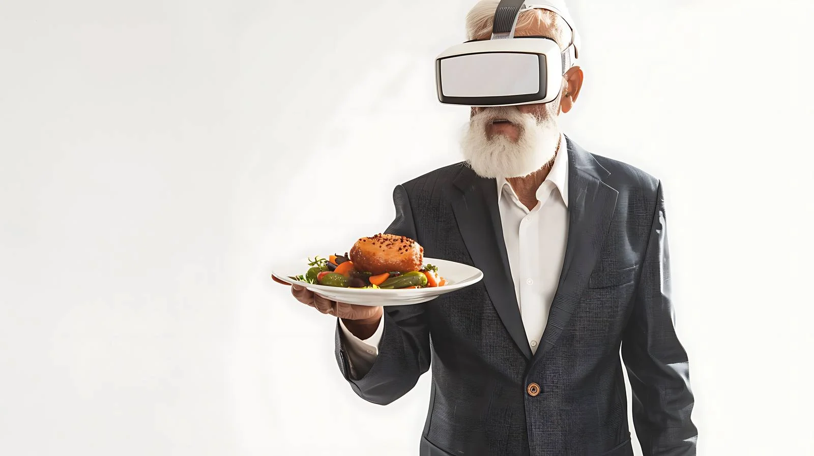 Businessman in Virtual Reality Glasses — free download from Dotvec