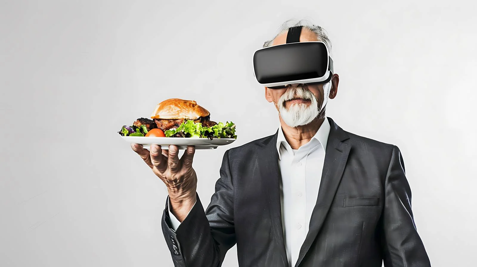 Businessman in VR Glasses — free download from Dotvec