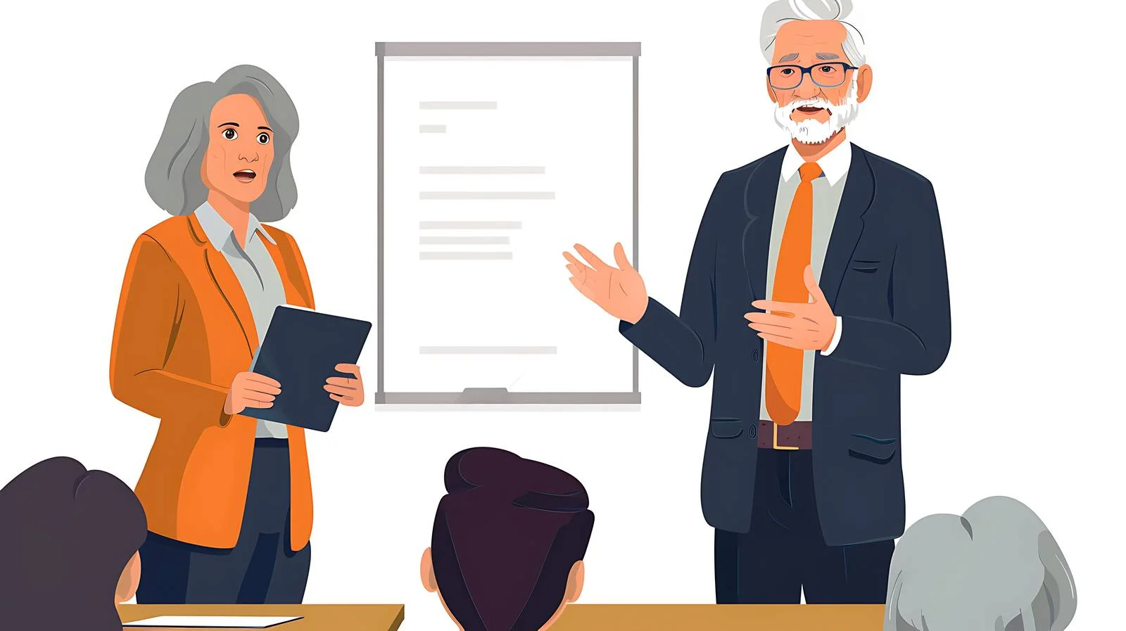 Senior Executives Leading Productive Workshop — free download from Dotvec