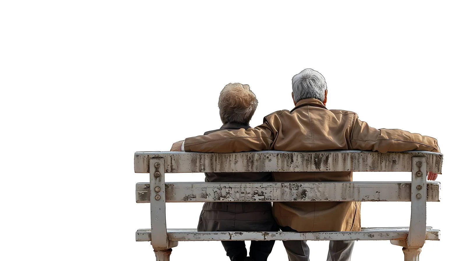 Elderly Couple Relaxing Together in Park — free download from Dotvec